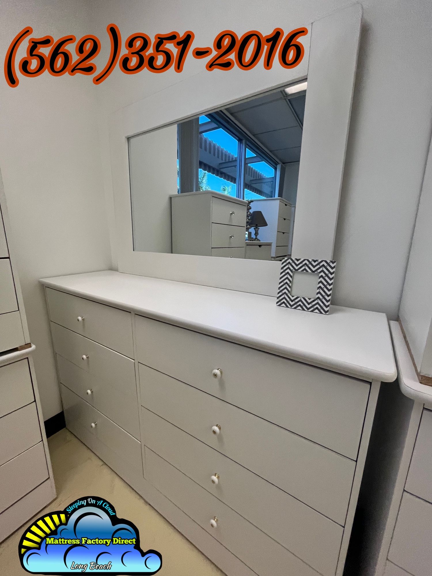 Eight Drawer With Mirror Dresser Chest Cajonera Nueva Bonita