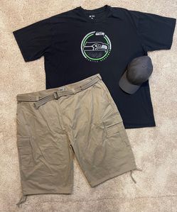 Men's big and tall lot 5XLT Shirts and Shorts