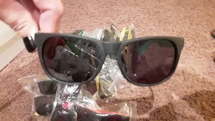 Plastic sunglasses