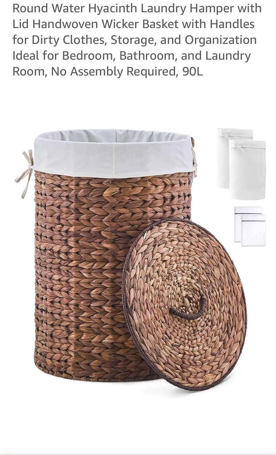 Brand New Beautiful Laundry Hamper In Box