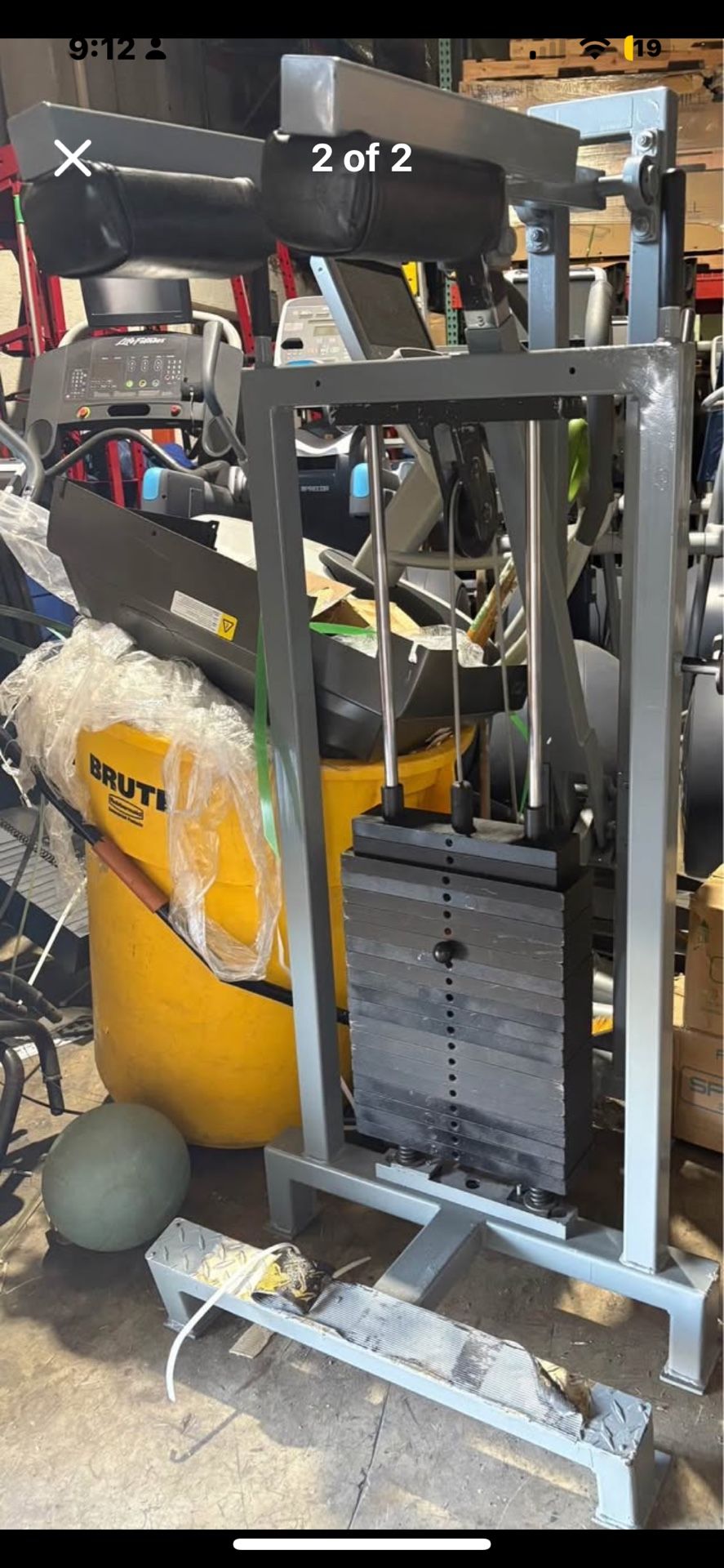 Trotter Standing Calf With Selectorized Stack