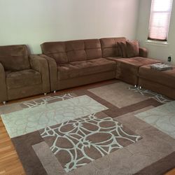 Sofa Set With Ottoman