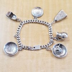 Sterling silver Charm Bracelet 