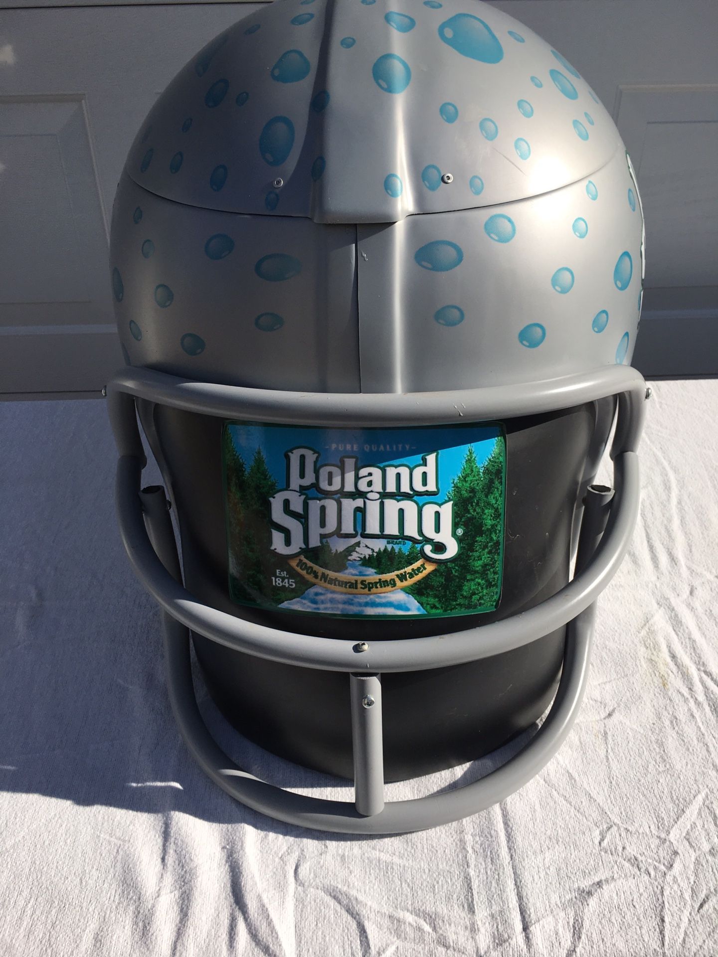 Poland Spring Football Helmet Cooler Rare