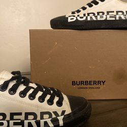 Burberry Black And White  Shoes
