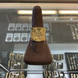 10KT Centenario Nugget Ring 43103-2