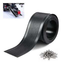 Snowmobile Trailer Ski Guides for Snowmobile Trailer Accessories with 50PCS Screws, HDPE Waterproof Snowmobile Ramp Trail Guide Protector Roll, Easy t