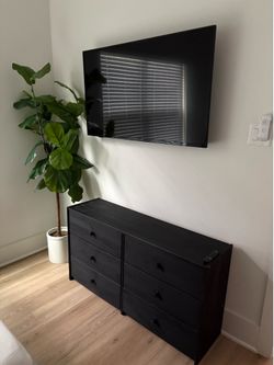 Black dresser
