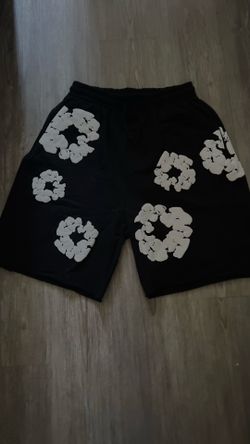 Denim tear shorts