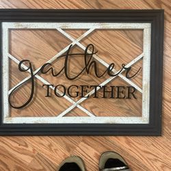 Wall Frame/ Art For Kitchen Or Living Room 