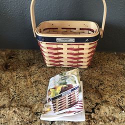 Longaberger Vintage Collectible 2001 NWT Hostess Appreciation Basket
