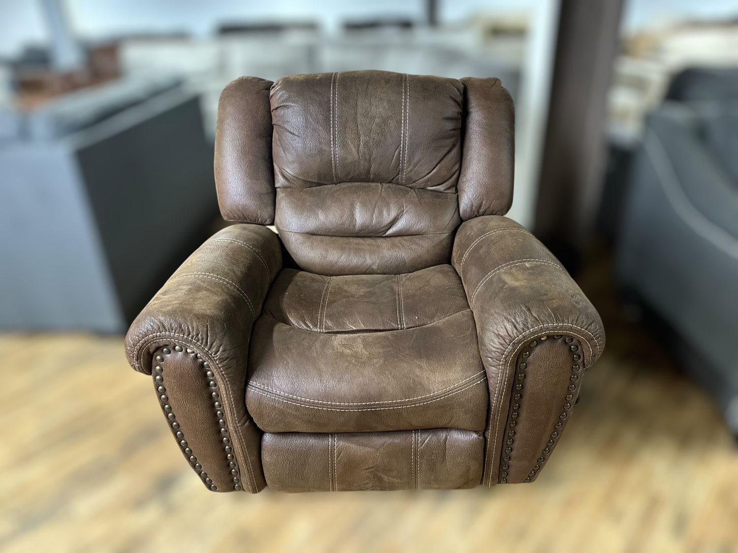 Delivery Available Brown recliner chair