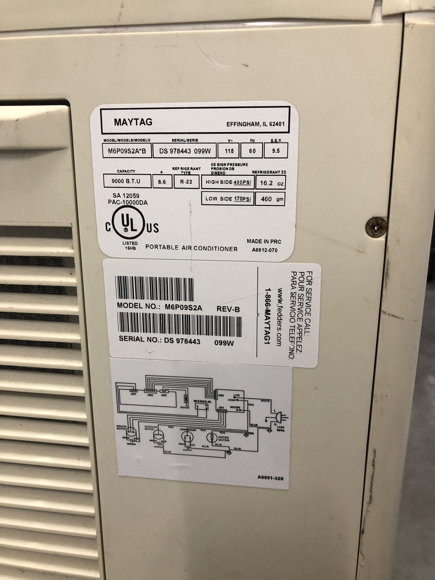 Maytag Portable Air Conditioner for Sale in Brea, CA OfferUp