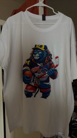 Detroit Sports Graphic T-Shirt White