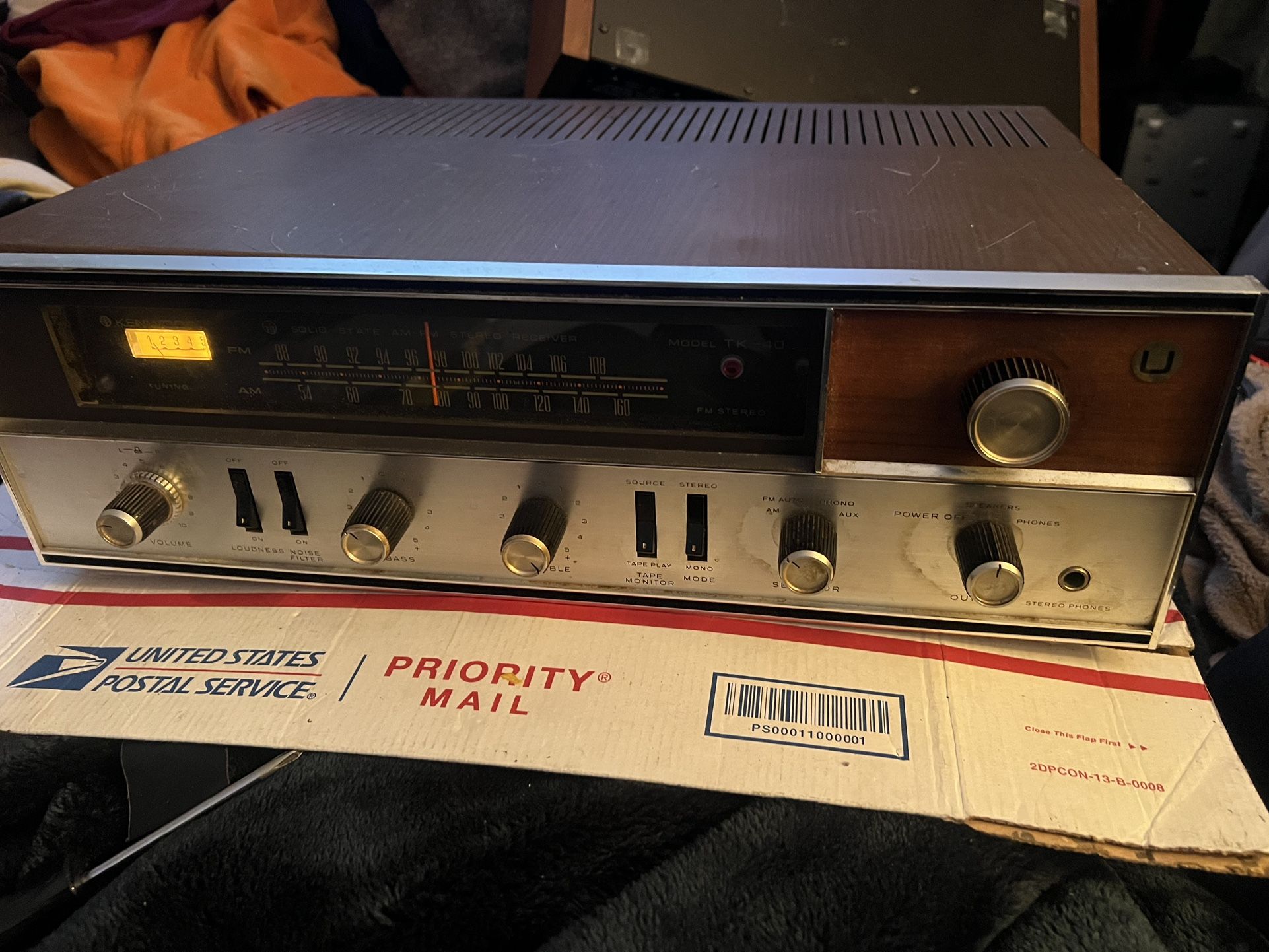 vintage kenwood TK-40 Stereo Receiver 