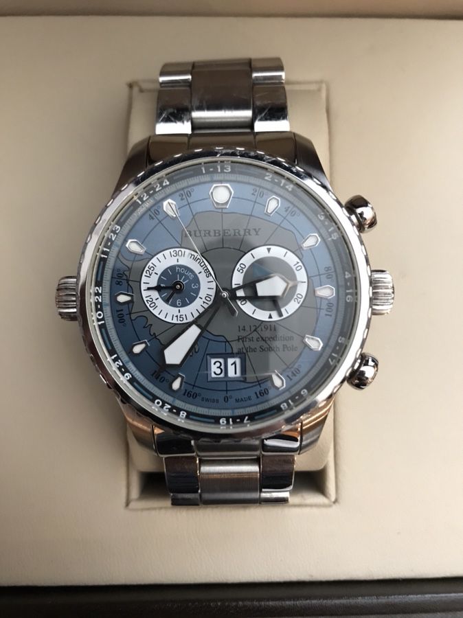 BURBERRY BU7507 WATCH FIRST SOUTH POLE EXPEDITION ENDURANCE CHRONOGRAPH  USED for Sale in Westminster, CA - OfferUp