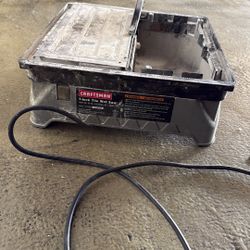 Craftsman 7 “ Tile Wet Saw 