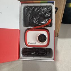 Polaroid Sport Action Camera 720p 12.1mp, Waterproof, Rechargeable Battery, Mounting Accessories