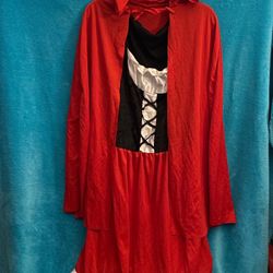 Junior/Women Red Ridding Hood Costume 