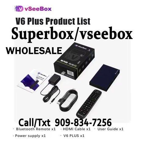 VSEEBOX V6 PLUS NEW supreme new Model Wholesale reseller V6 VSEE BOX PLUS SUPERBOX