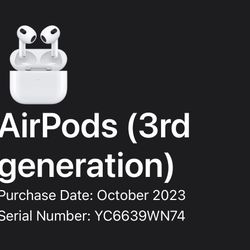 Airpods (3rd Gen)