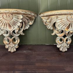 Vintage Ornate Shelves 