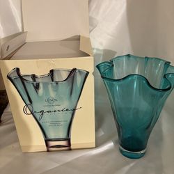 Lenox American By Design Turquoise Vase