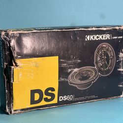 Kicker DS60 & Alpine SPS-1629 6.5” Car Speakers - Lot of 2 Pairs