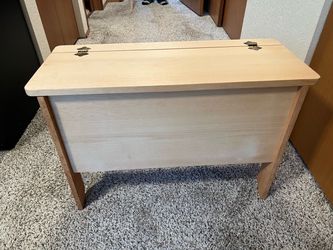 Small pine bench