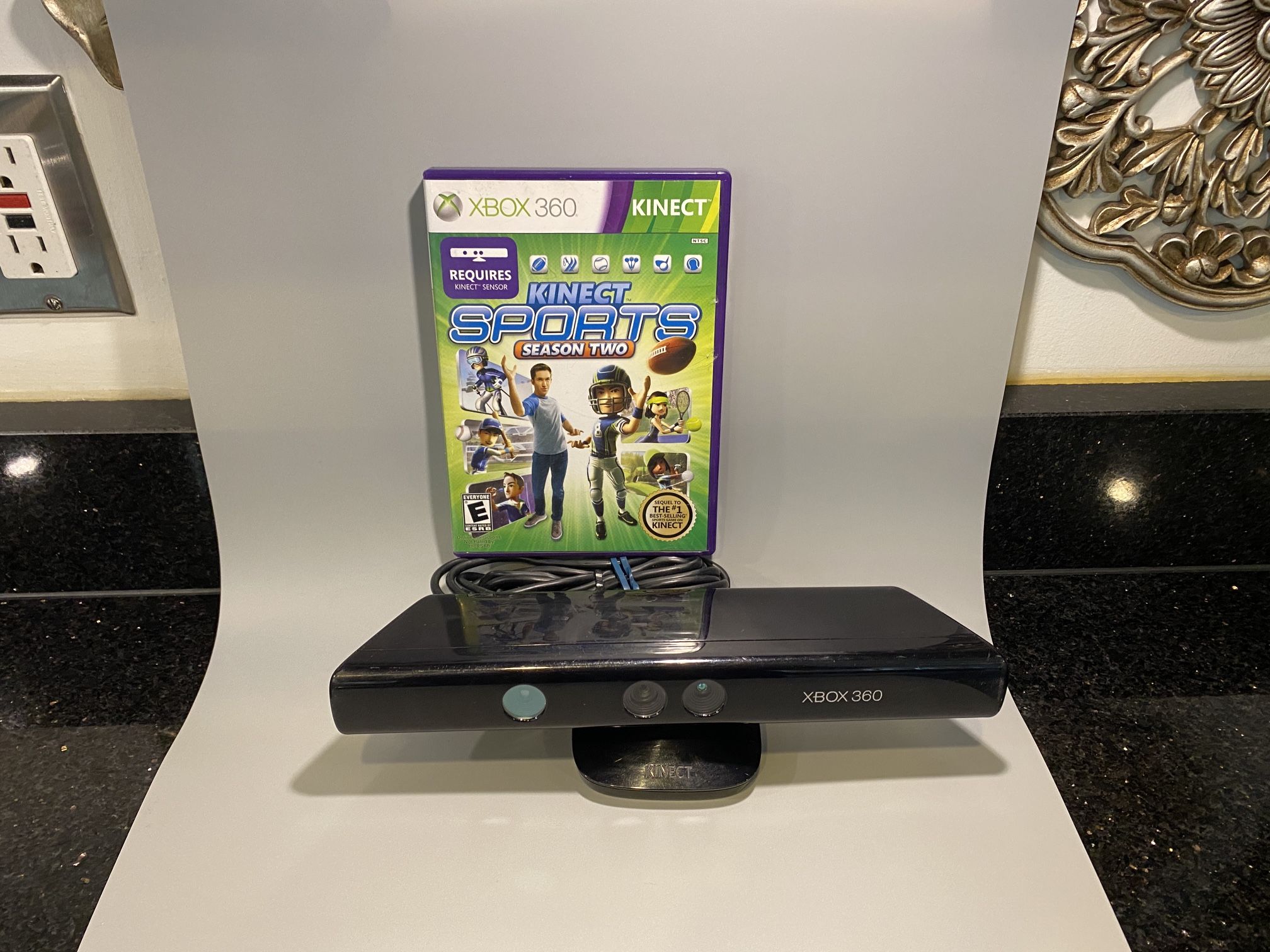 Microsoft Kinect Sensor for Xbox 360 & Sports Season Two Game