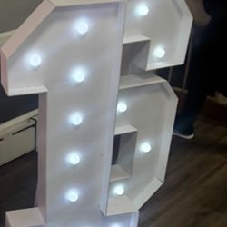 Marquee Numbers 16