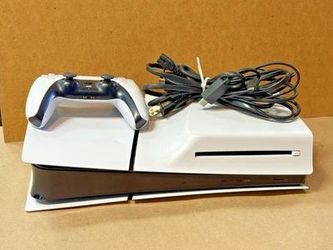 Sony PS5 PlayStation 5 Slim Disc Disk Edition + Controller + Cables