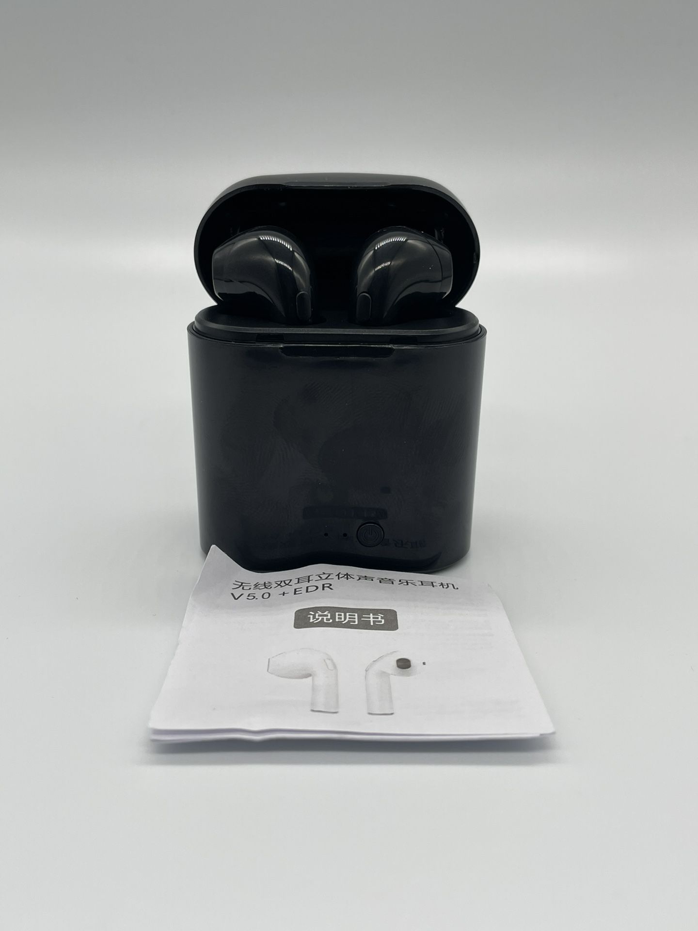 Wireless V5.0 + EDR - TWS -i7 Earbuds (Black)