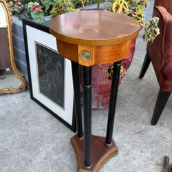 Antique Solid Wood, Bombay  Company Plant Stand