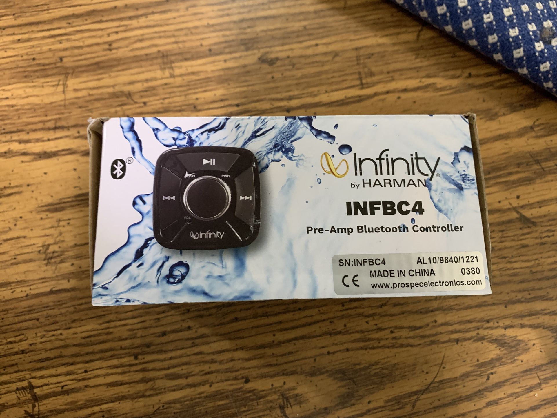 New Infinity INF-BC4 Flush Mount Waterproof Marine Pre-Amp Bluetooth Controller$60 Each 