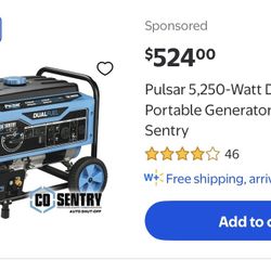 5,250 Watts Generator