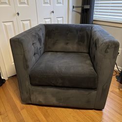 West Elm Cube Swivel Chair