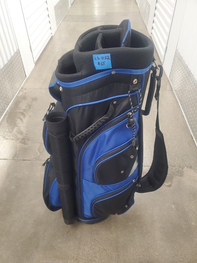 Acuity 7 Way Cart Bag Black/Blue/Gray