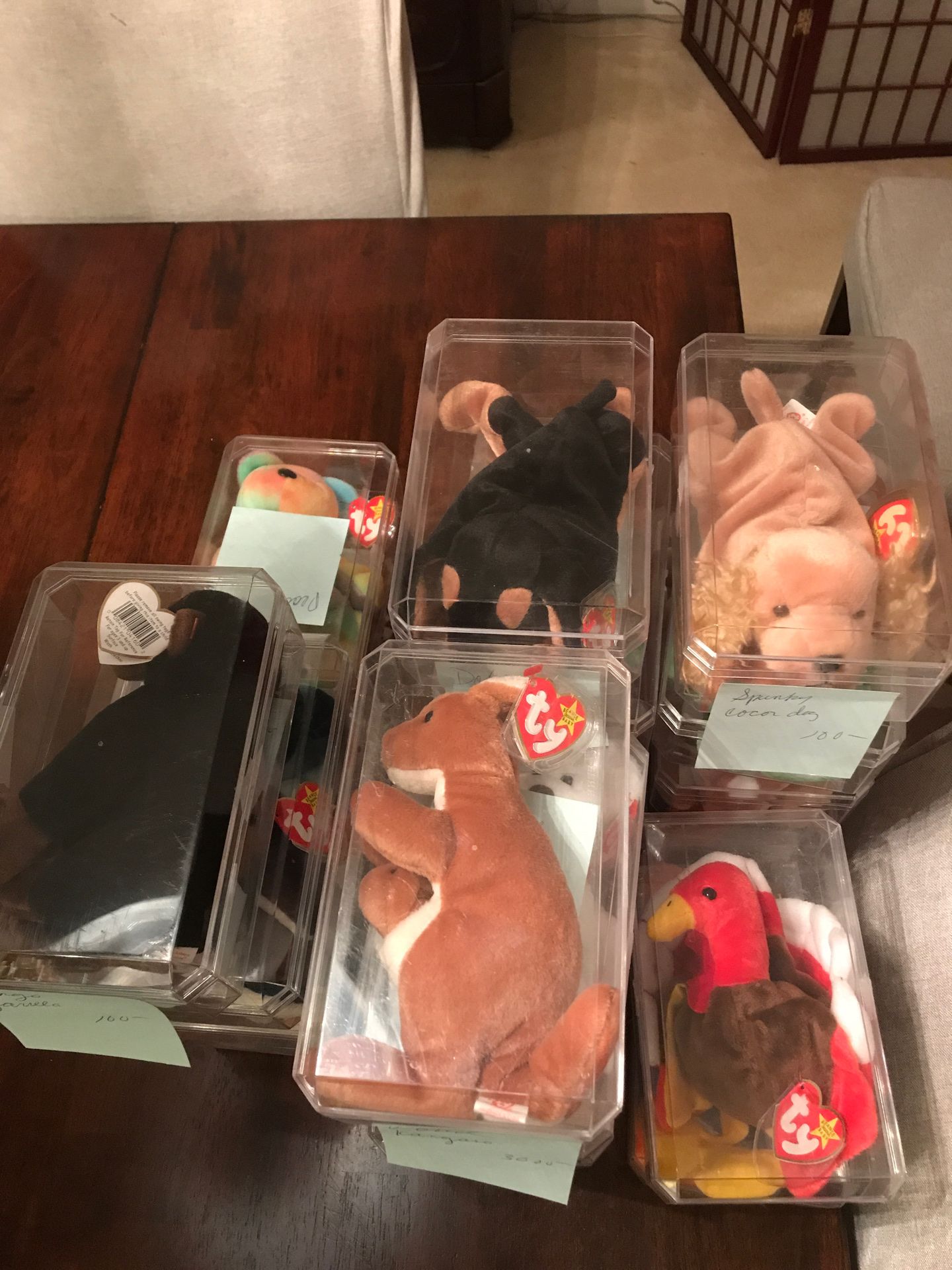 Beanie baby collection for sale.
