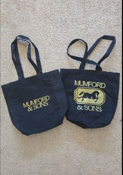 Mumford & Sons Band Merch Tote Bags (2)
