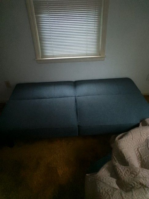 Grey Futon That Turns Into A Couch