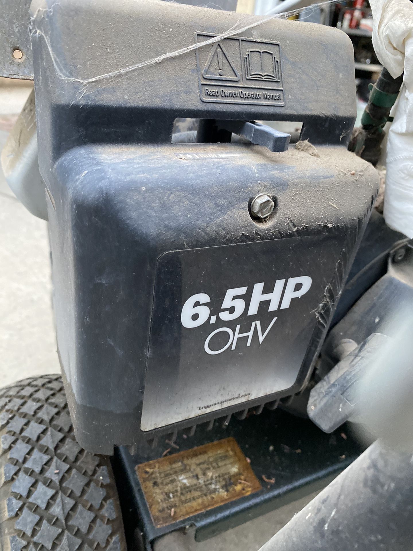 Pressure washer needs new gas tank
