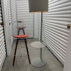 Blu Dot “Note” Floor Lamp with Table