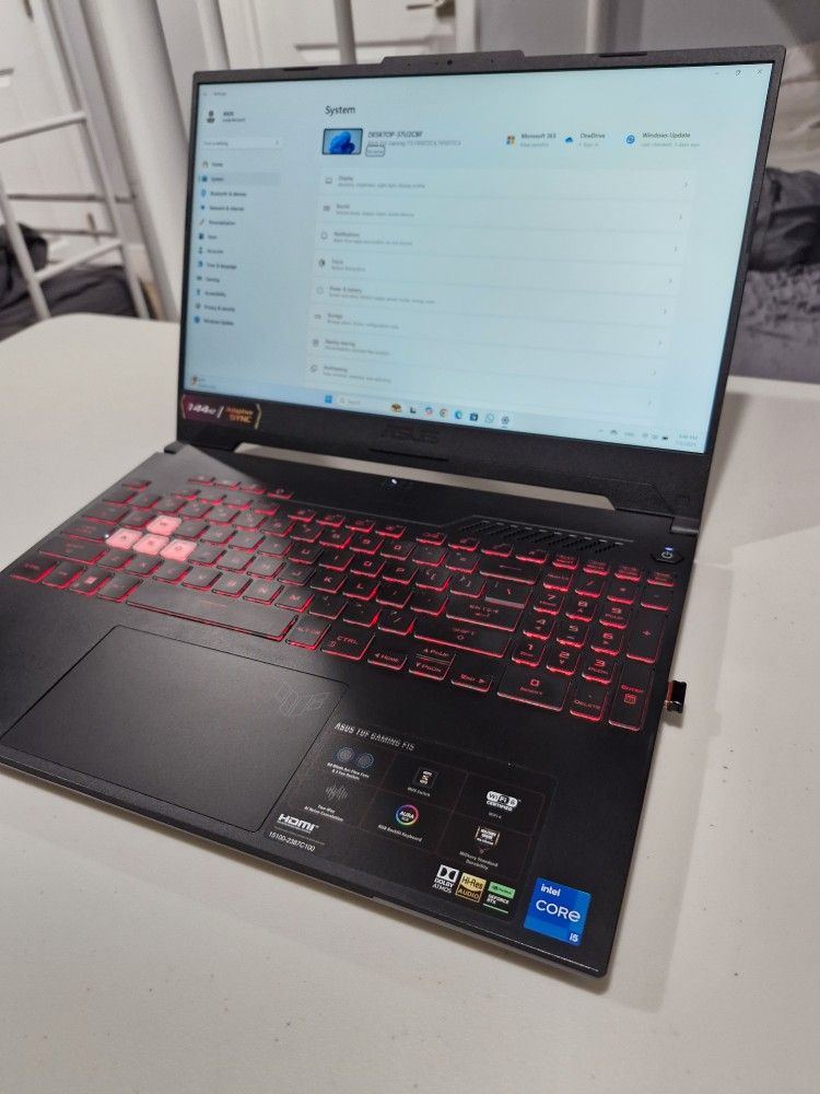 Asus TUF FX507Z i5/24/500/4
