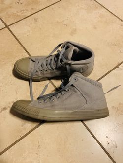 Converse All Star High Street Mid-Top Sneakers Gray size 9 mens