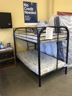 Bunk Bed with Mattresses