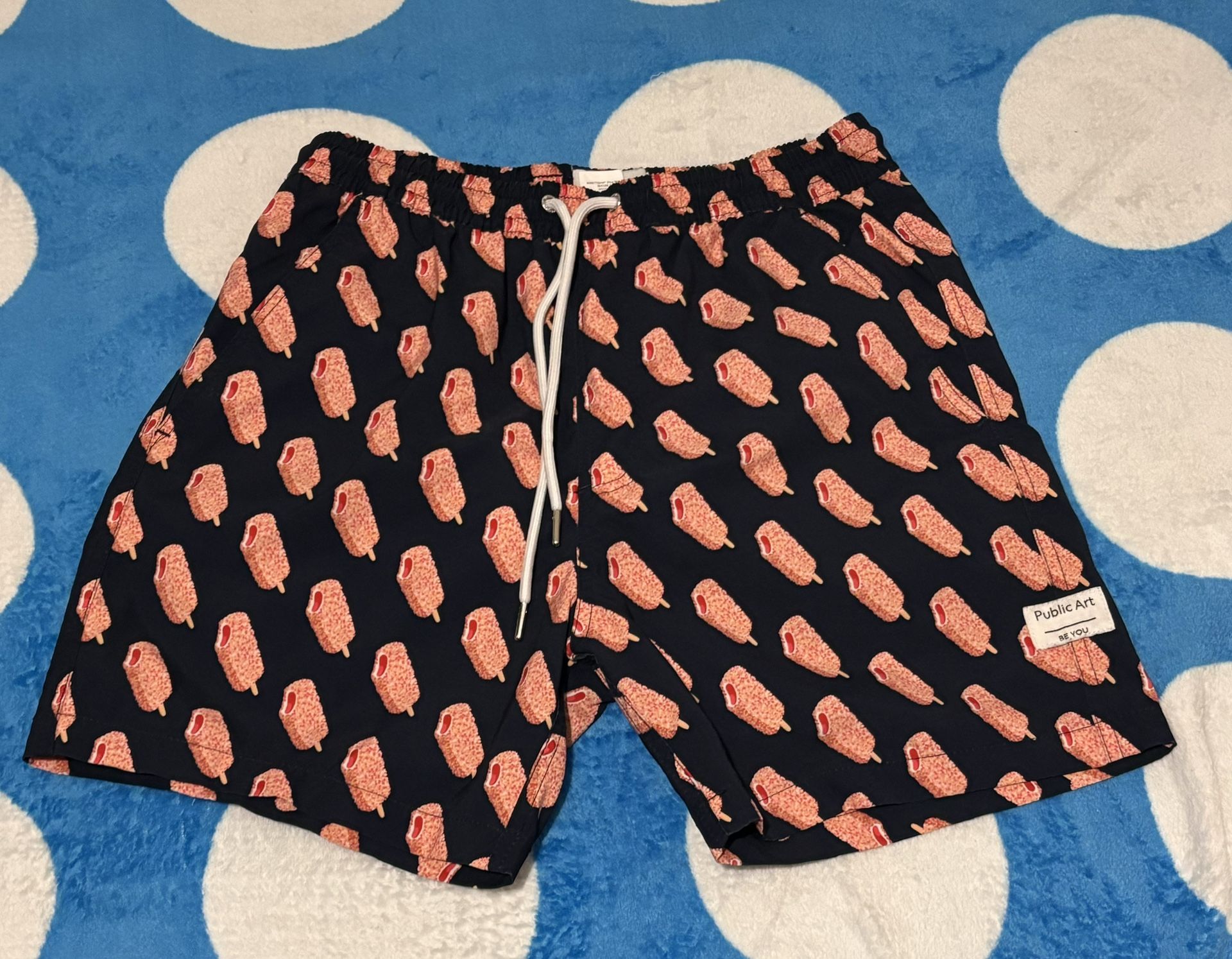 Public Art Ice Cream Swimming Trunks