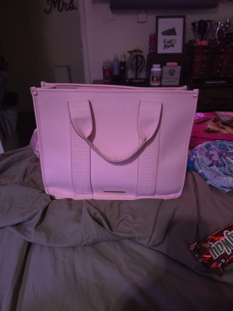 Pink Steve Madden Tote Bag
