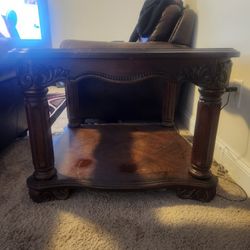 2 Wooden End Tables