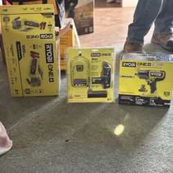 Brand New In Box’s Ryobi One Tools